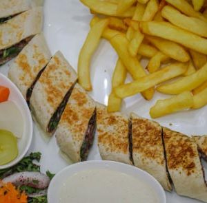 Slice Meat Shawerma Dish